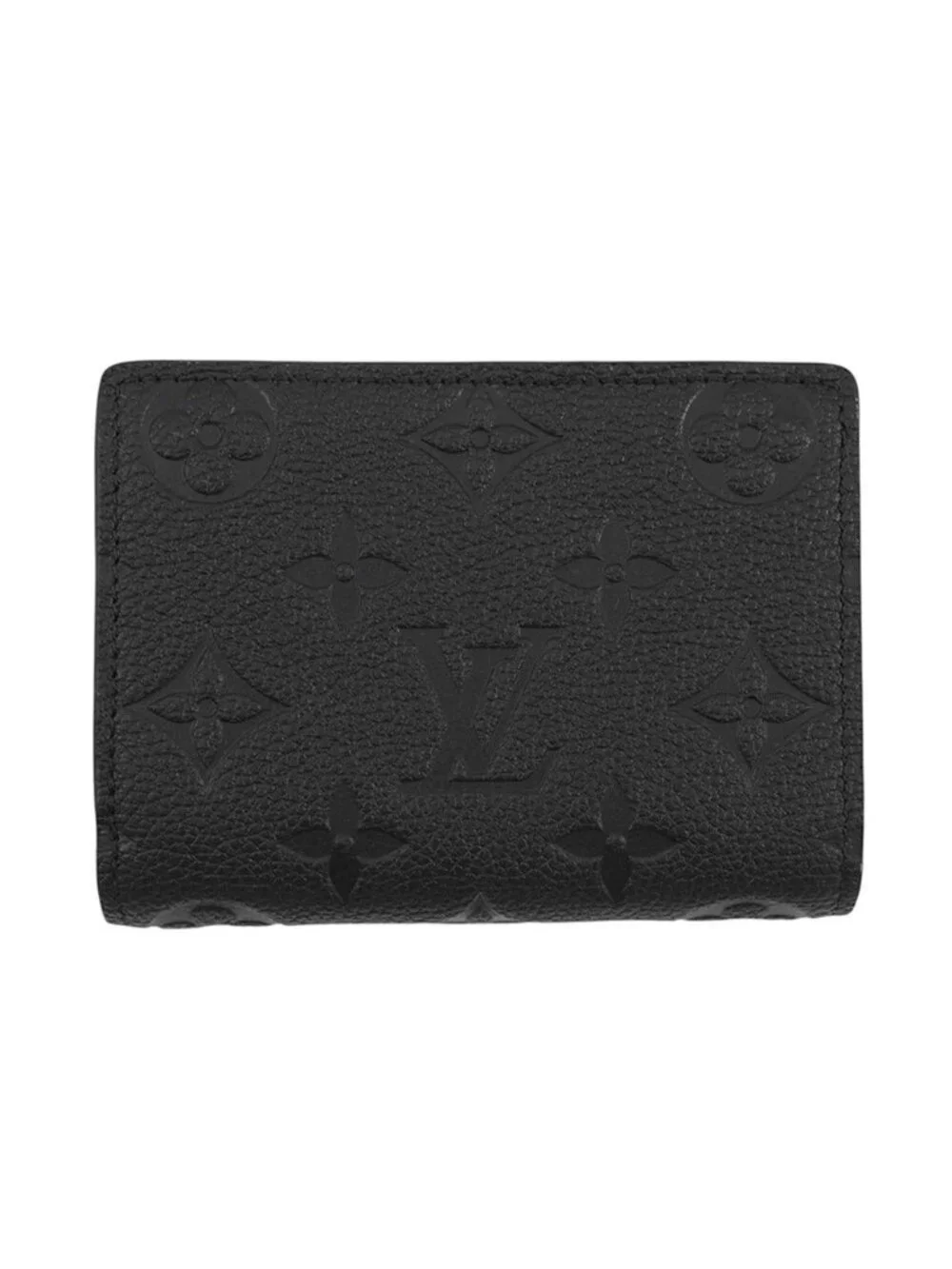 Louis Vuitton Bifold Wallet Monogram Empreinte Portefeuille Clair Black